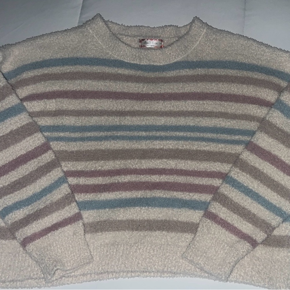 Altar’d State Striped Cozy Sweater